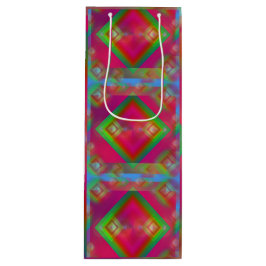 Geometrisch Wijn Cadeautas