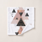 Geometrisch | Woordset Bad Handdoek (Wasdoekje)