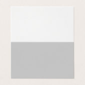 Geometrisch zacht Bleek grijs Visitekaartje (Buitenkant ongevouwen)