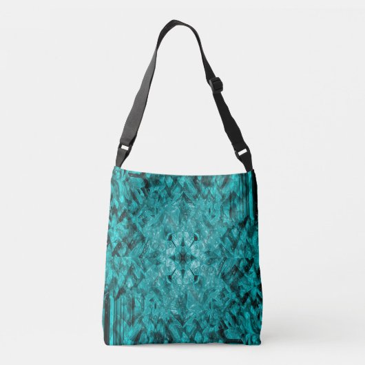 Geometrisch Zee..... Crossbody Tas (Achterkant)