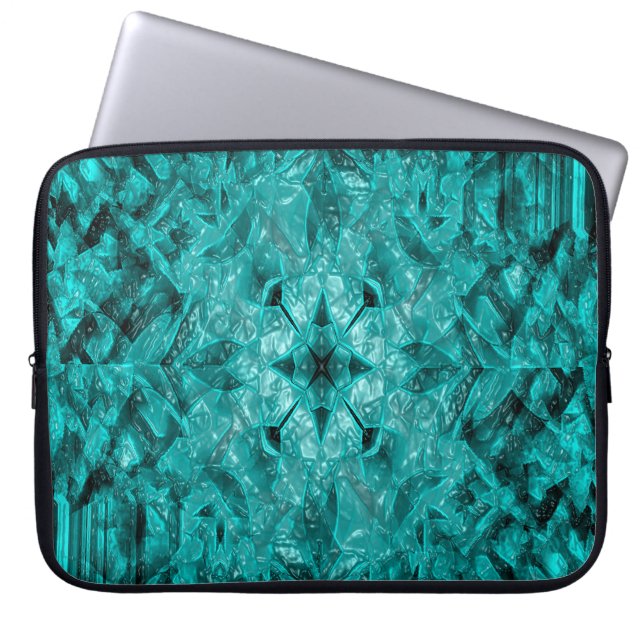 Geometrisch Zee..... Laptop Sleeve (Voorkant)