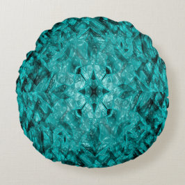 Geometrisch Zee..... Rond Kussen