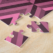 Geometrisch Zig Zag Etnisch Naadloos Legpuzzel (Zijkant)