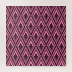 Geometrisch Zig Zag Etnisch Naadloos Legpuzzel