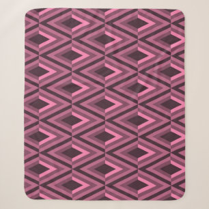 Geometrisch Zig Zag Etnisch Naadloos Sherpa Deken