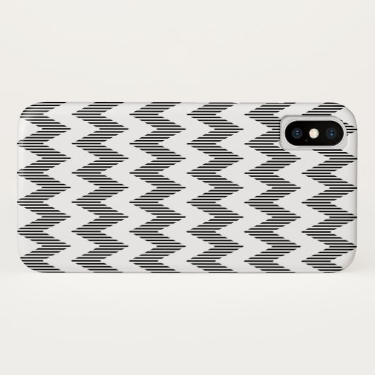 Geometrisch zigzagpatroon 2 Case-Mate iPhone case (Achterkant (horizontaal))
