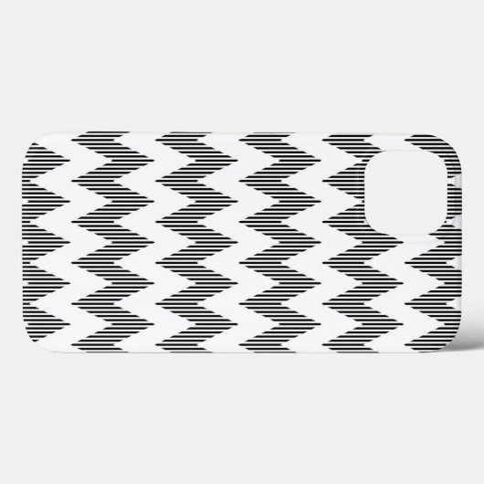 Geometrisch zigzagpatroon 2 Case-Mate iPhone case (Achterkant (horizontaal))
