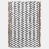 Geometrisch zigzagpatroon 2 deken (Voorkant Verticaal)