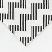 Geometrisch zigzagpatroon 2 fleece deken (Hoek)