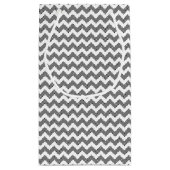 Geometrisch zigzagpatroon 2 klein cadeauzakje (Achterkant)