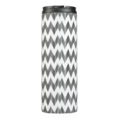 Geometrisch zigzagpatroon 2 thermosbeker (Achterkant)