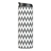 Geometrisch zigzagpatroon 2 thermosbeker (Geroteerd rechts)