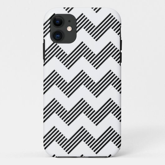 Geometrisch zigzagpatroon Case-Mate iPhone case (Achterkant)