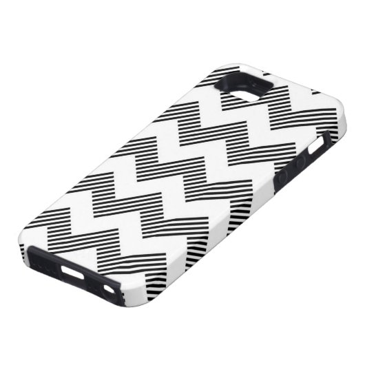 Geometrisch zigzagpatroon Case-Mate iPhone case (Onderkant)