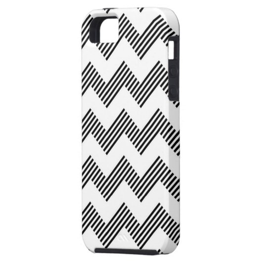 Geometrisch zigzagpatroon Case-Mate iPhone case (Achterkant Links)