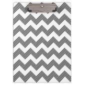 Geometrisch zigzagpatroon klembord (Voorkant)