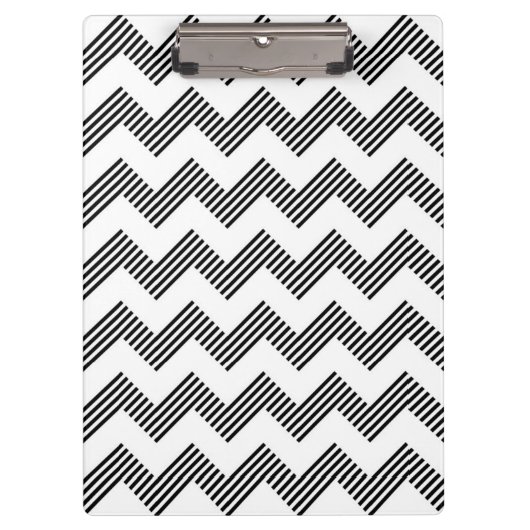 Geometrisch zigzagpatroon klembord (Voorkant)