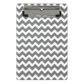 Geometrisch zigzagpatroon mini klembord (Voorkant)