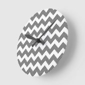 Geometrisch zigzagpatroon ronde klok (Hoek)