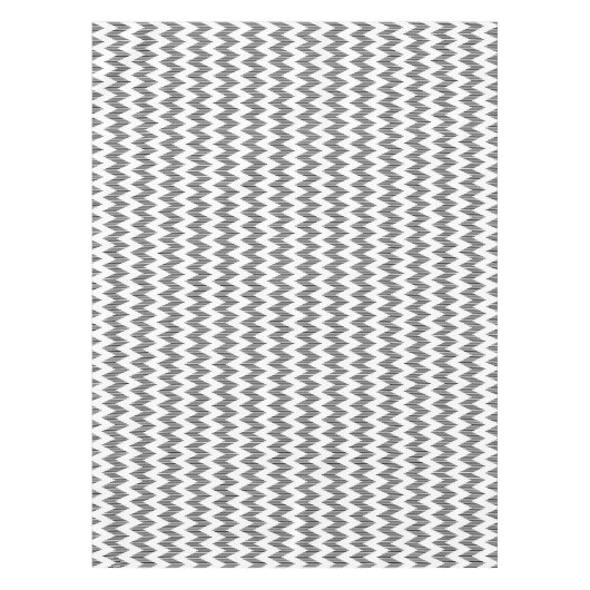 Geometrisch zigzagpatroon tafelkleed (Voorkant)