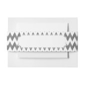 Geometrisch zigzagpatroon uitnodigingen wikkel (Voorkant Voorbeeld)