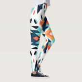 Geometrisch Zuidwest Ikat ontwerp Leggings (Rechts)