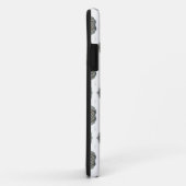 geometrisch zwart-wit hoesje (Achterkant/rechts)