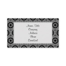 Geometrisch Zwart Wit Modern 4Jay