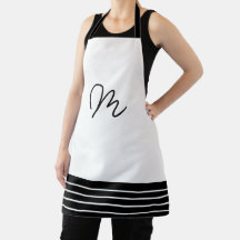 Geometrisch zwart-wit monogram