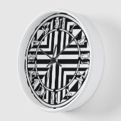 Geometrisch zwart-wit patroon (Hoek)