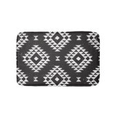 Geometrisch: Zwart-wit Tribal. Badmat (Voorkant)