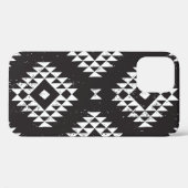 Geometrisch: Zwart-wit Tribal. Case-Mate iPhone Case (Achterkant (horizontaal))