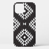 Geometrisch: Zwart-wit Tribal. Case-Mate iPhone Case (Achterkant)