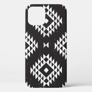 Geometrisch: Zwart-wit Tribal. Case-Mate iPhone Case