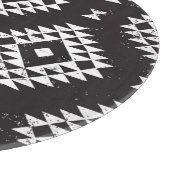 Geometrisch: Zwart-wit Tribal. Snijplank (Hoek)