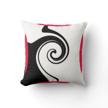 "GEOMETRISCHE 1" 16" x 16" POLYESTER TOSS PILLOW