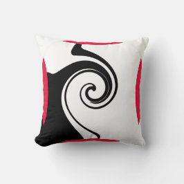 "GEOMETRISCHE 1" 16" x 16" POLYESTER TOSS PILLOW Kussen