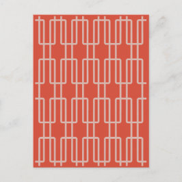 Geometrische 1 Abstracte Patroon Briefkaart