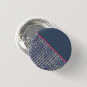 Geometrische 2 Abstracte Patroon Ronde Button 3,2 Cm (Voorkant /achterkant)