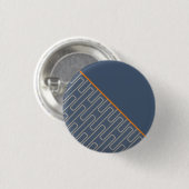 Geometrische 2 Abstracte Patroon Ronde Button 3,2 Cm (Voorkant /achterkant)