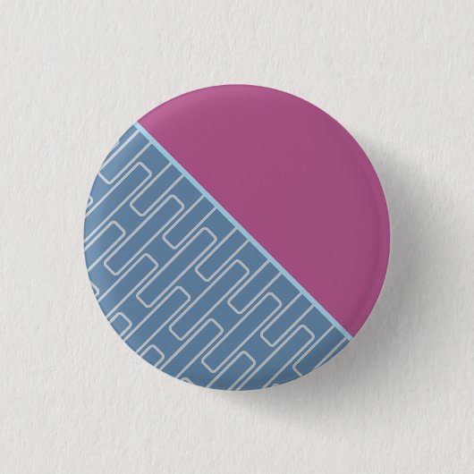 Geometrische 2 Abstracte Patroon Ronde Button 3,2 Cm (Voorkant)