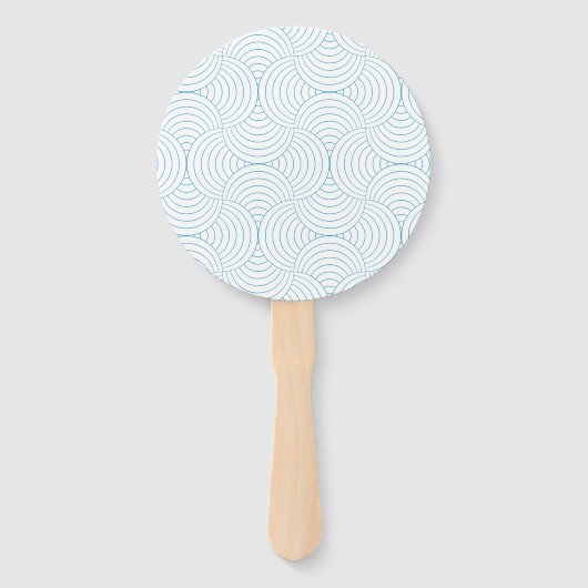 geometrische #2 handwaaier (Achterkant)