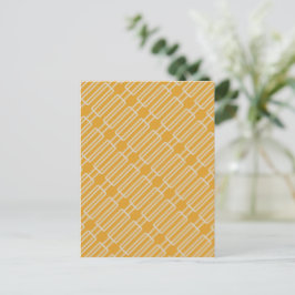 Geometrische 3 Abstracte Patroon Briefkaart