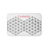 Geometrische 3-D Cube Thunder_Cove Badmat (Voorkant)