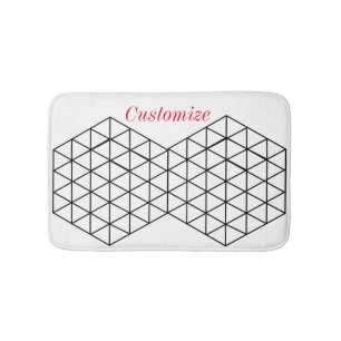 Geometrische 3-D Cube Thunder_Cove Badmat