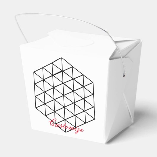 Geometrische 3-D Cube Thunder_Cove Bedankdoosjes (Achterkant)