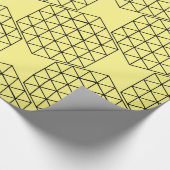 Geometrische 3-D Cube Thunder_Cove Cadeaupapier (Hoek)