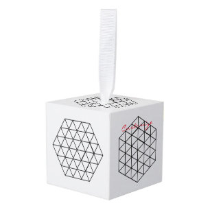 Geometrische 3-D Cube Thunder_Cove Decoratie