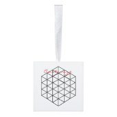 Geometrische 3-D Cube Thunder_Cove Decoratie (Rechts)