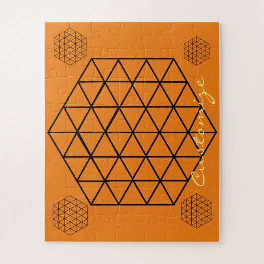 Geometrische 3-D Cube Thunder_Cove Legpuzzel (Verticaal)